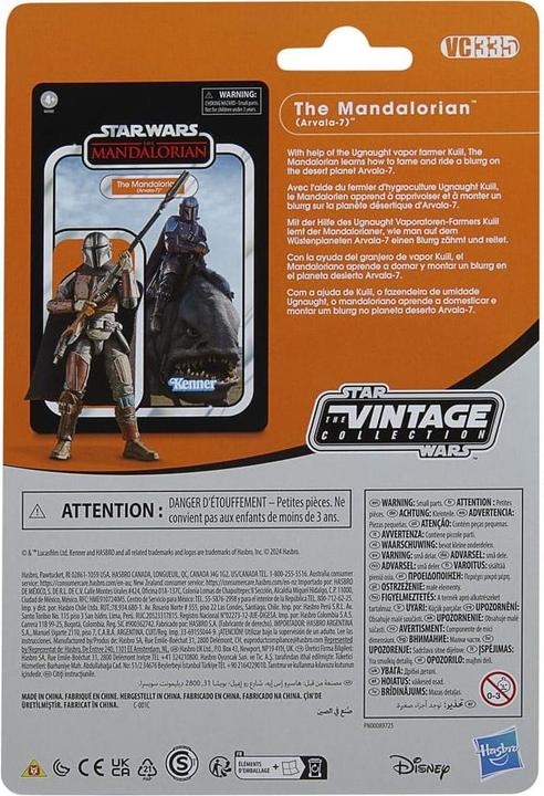 Actual product image Hasbro Star Wars: Obi-Wan Kenobi Vintage Collection Action Figures 2-Pack Blurrg & The Mandalorian 10 cm