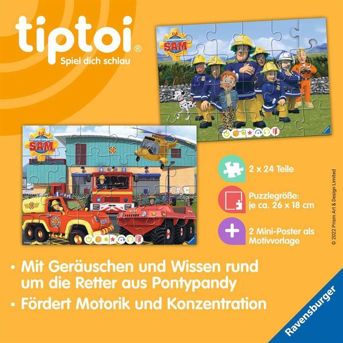 Produktbild tiptoi Puzzle für kleine Entdecker: Feuerwehrmann Sam (Deutsch)