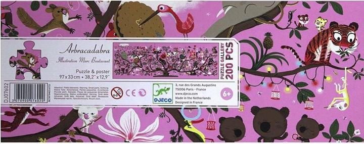 Actual product image Djeco Gallery Puzzle Arbracadabra 200 pezzi (200 pieces)