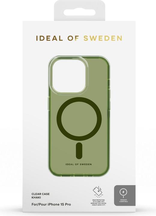 Produktbild iDeal Of Sweden Magsafe Designer Hard-Cover Khaki (Apple iPhone 15 Pro)