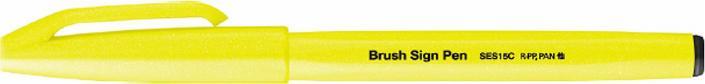 Produktbild Pentel Brush Sign Pen (Fluo Gelb)