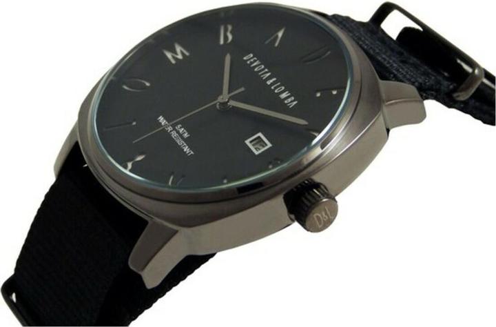 Produktbild Devota & Lomba Herrenuhr DL008MSPBK-01BLACK (Ø 42 mm) (42 mm)