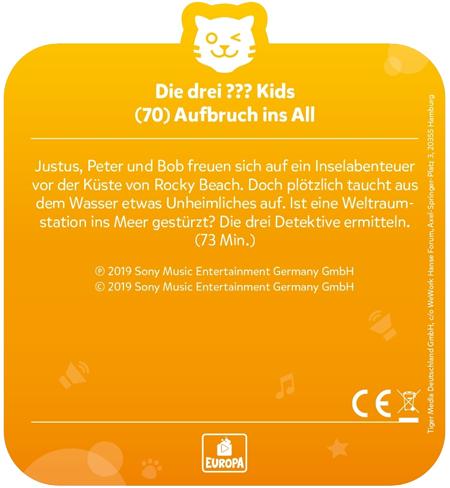 Produktbild Tigermedia Die drei??? Kids- Aufbruch ins All (Deutsch)