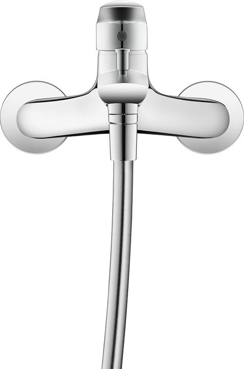 Duravit Single lever bath tub m. No 1 surface-mounted chrome