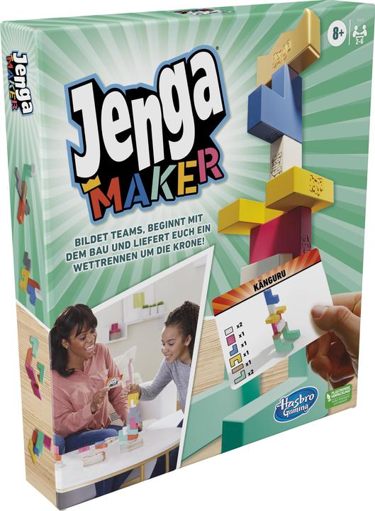 Actual product image Hasbro Gaming Jenga Maker (German)