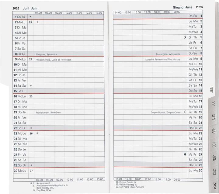 Actual product image Biella Planner Lucerne Colorful all in one