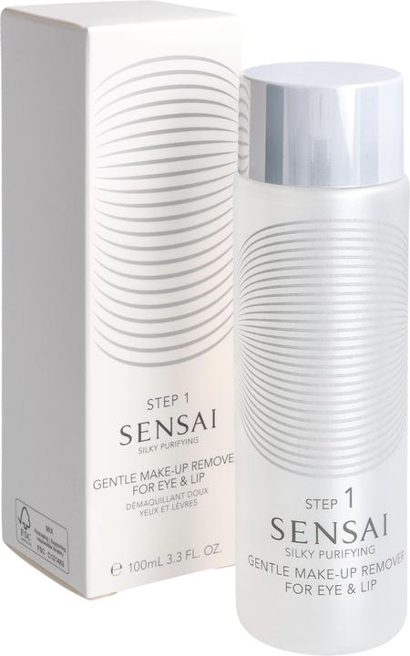 Actual product image Sensai Silky Purifying Gentle Make-Up Remover for Eye and Lip (Make-up remover, 100 ml)