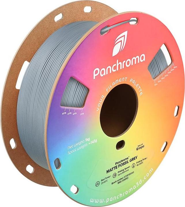 Image du produit Polymaker PolyTerra (PLA, 1.75 mm, 1000 g, Gris)