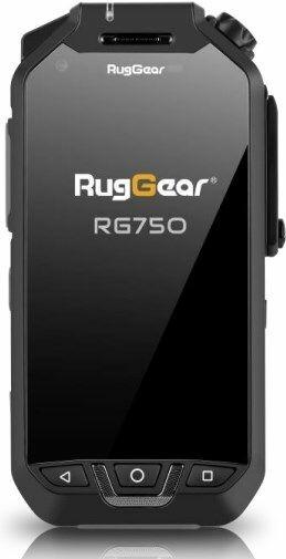 Rug Gear RG750 (65.54 GB, Black, 4", Dual SIM, 13 Mpx, 4G)