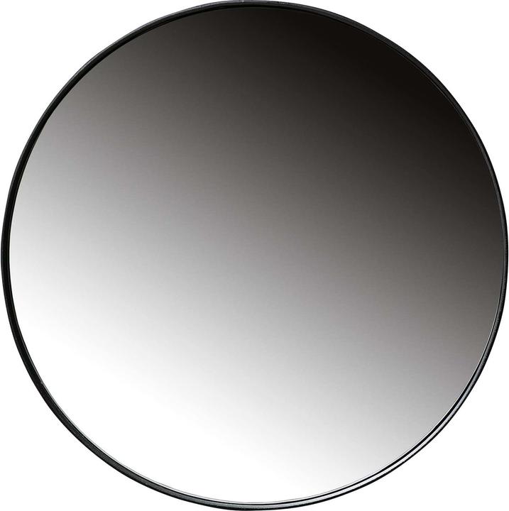 Productafbeelding Woood Spiegel Doutzen zwart rond 80 (Ø 80 cm)