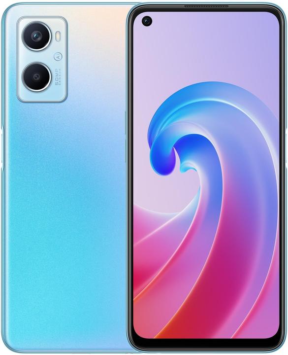 Image du produit OPPO A96 (128 Go, Bleu couchant, 6.59", Double SIM + SD, 50 Mpx, 4G)