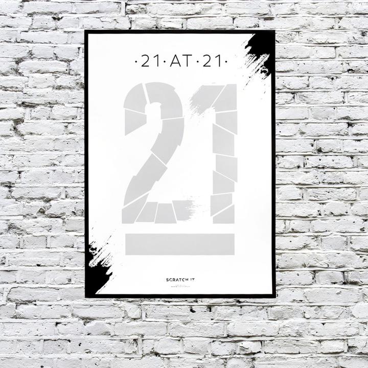 Immagine prodotto Novelty Scratch Poster 21at21 (Bacheca, 50 x 70 cm)