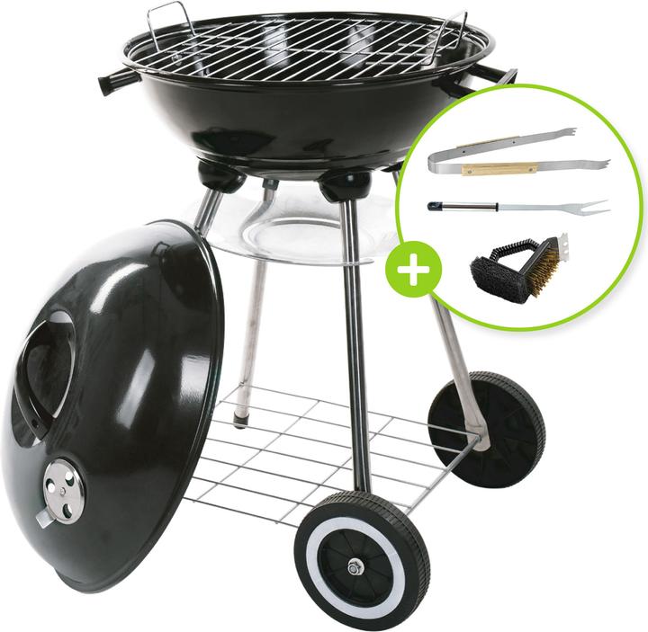 Actual product image Mirpol Charcoal Grill with round lid (38.50 cm)