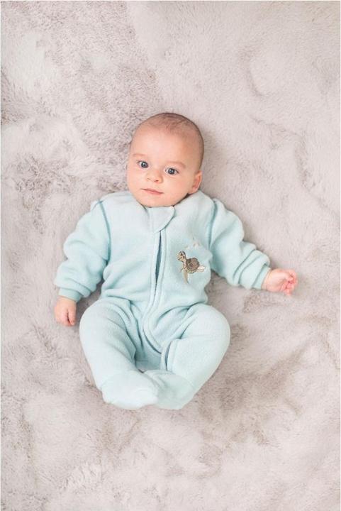 Actual product image Zewi bébé jou jumbo suit sky green (110)