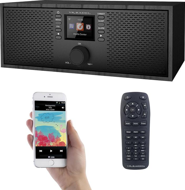 Produktbild VR-Radio Stereo-WLAN-Internetradio (Internetradio, WLAN, Bluetooth)