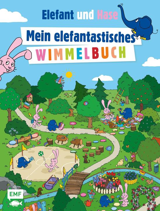 Immagine prodotto Die Sendung mit dem Elefanten - Mein elefantastisches Wimmelbuch (Tedesco, Steffi Krohmann, Trickstudio Lutterbeck GmbH, Friedrich Streich, WDR mediagroup GmbH, 2024)