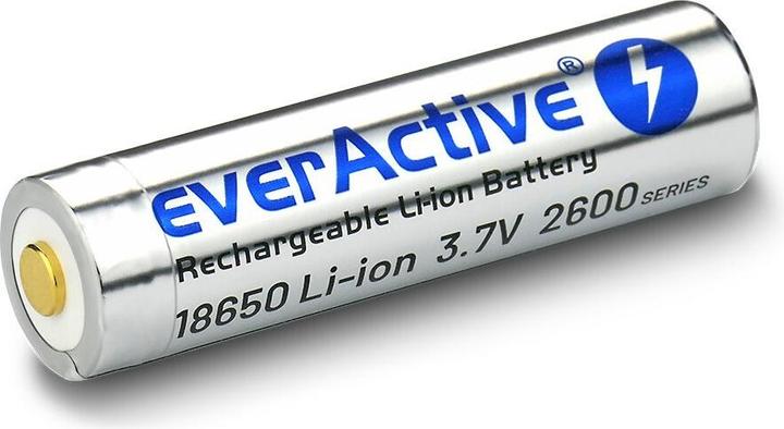 Image du produit Everactive ACCUMULATEUR 18650 3 7V LI-ION 2600MAH MICRO USB ZABEZPIECZENIEM BOX EV18650-2 (1 pcs, 18650, 2600 mAh)