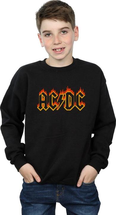 Produktbild AC/DC Flames Logo Sweatshirt Jungen (152, 158)