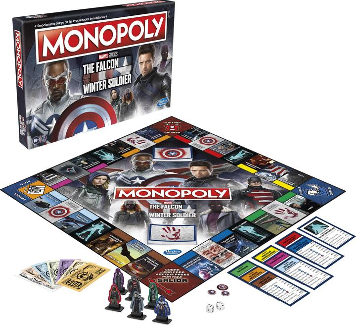 Produktbild Monopoly Marvel Studios - The Falcon and the Winter Soldier Edition (Englisch)