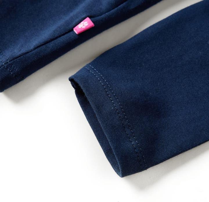 Immagine prodotto VidaXL Camicia da bambino a maniche lunghe blu navy 128,Materiale: 95 % cotone (128)