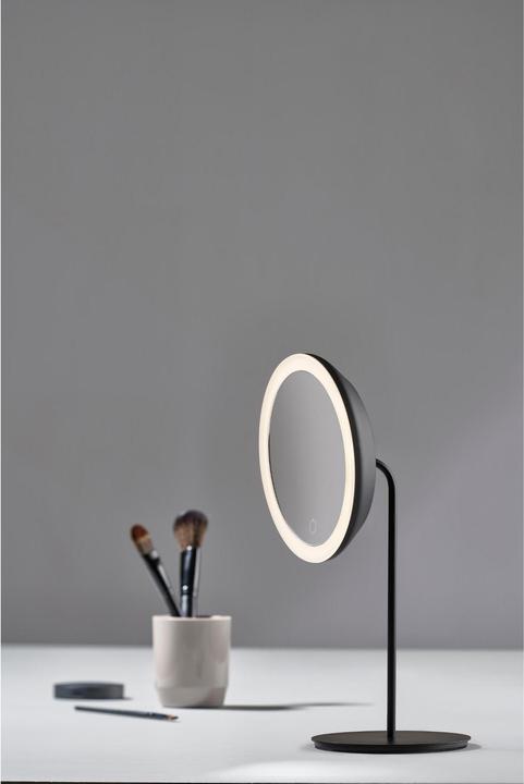 Image du produit Zone Denmark Zone Miroir cosmétique Ø 18 cm Noir (18 x 18 x 34 cm)