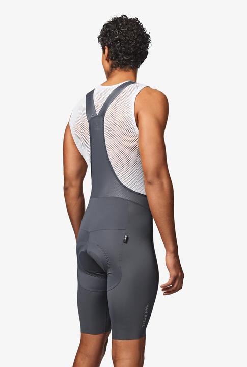 Actual product image Van rysel Rennrad Radhose mit Trägern Sommer kurz Herren RCR 4 grau (M)