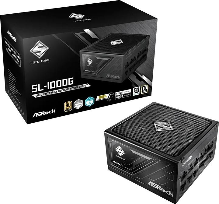 AsRock Steel Legend power supply 1000W 80+ Gold (1000 W)