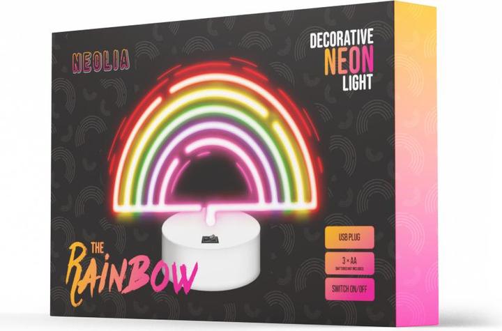 Produktbild Forever Light Neon auf einem Ständer LED RAINBOW multicolor NNE09 Neolia (Mehrfarbig, 150 cm, Indoor, Outdoor)