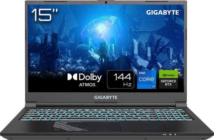 Actual product image Gigabyte G5 (15.60", Intel Core i7-13620H, 16 GB, 1000 GB, DE)