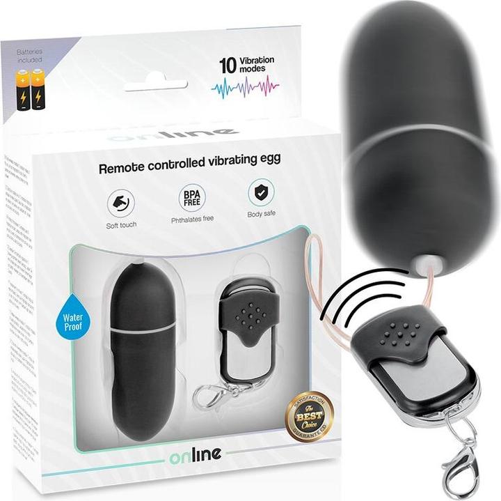 Produktbild Online Remote Control Vibrating Egg L - Black