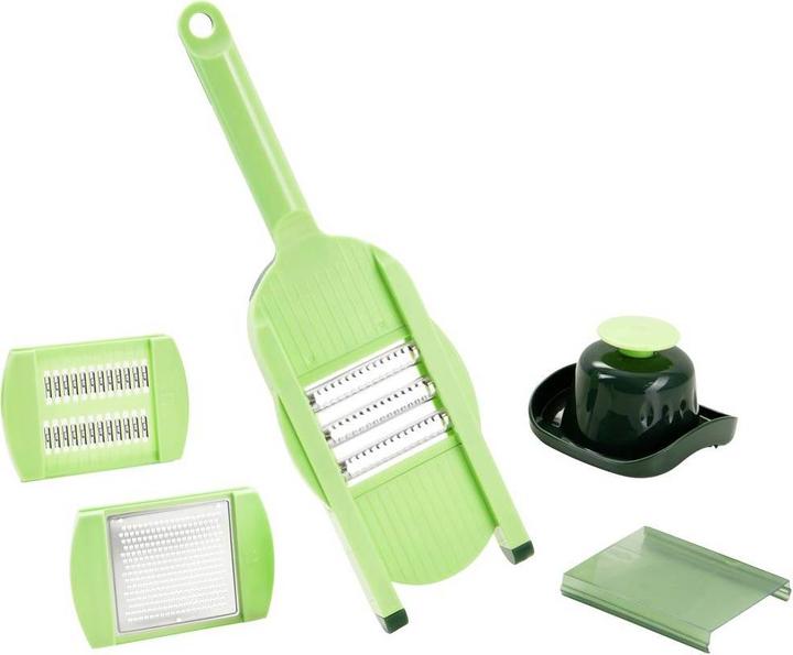 Actual product image Nicer Dicer Speed Light, set 5 pcs, green