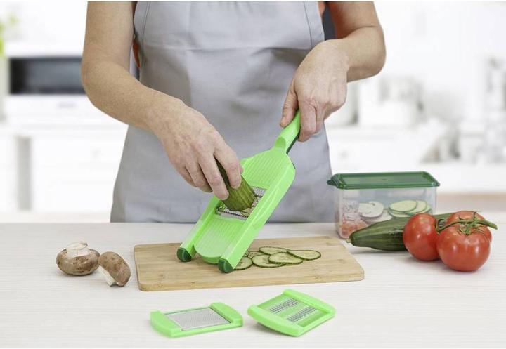 Actual product image Nicer Dicer Speed Light, set 5 pcs, green