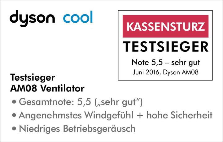 Actual product image Dyson AM08 Black/nickel