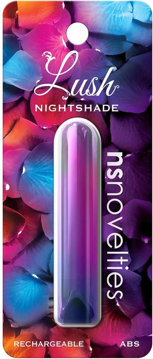 Actual product image NS Novelties Lush Nightshade Multicolour Vibrator 8.8 x 1.7 x 1.7 cm