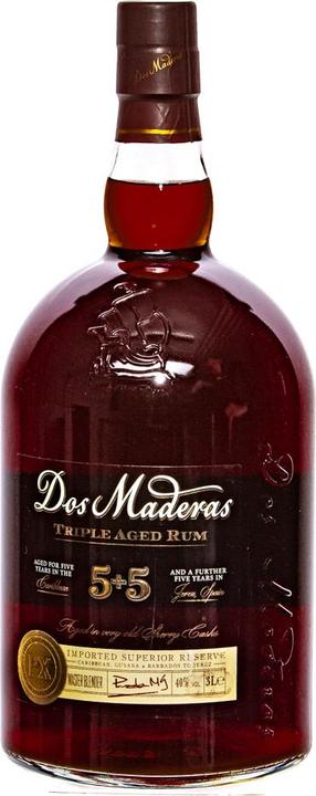 Produktbild Dos Maderas PX 5+5 Years Old Aged Rum 40% Vol. 3l