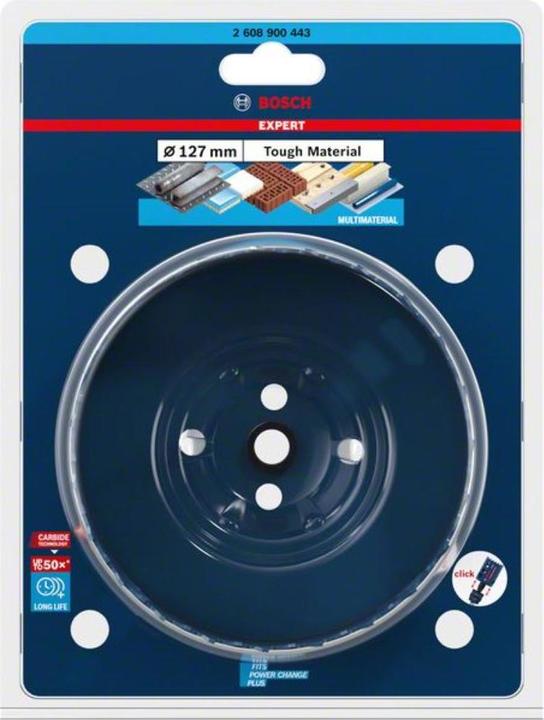 Immagine prodotto Bosch Professional Zubehör Sega a tazza Expert Tough Material, 127 x 60 mm (127 millimetri)