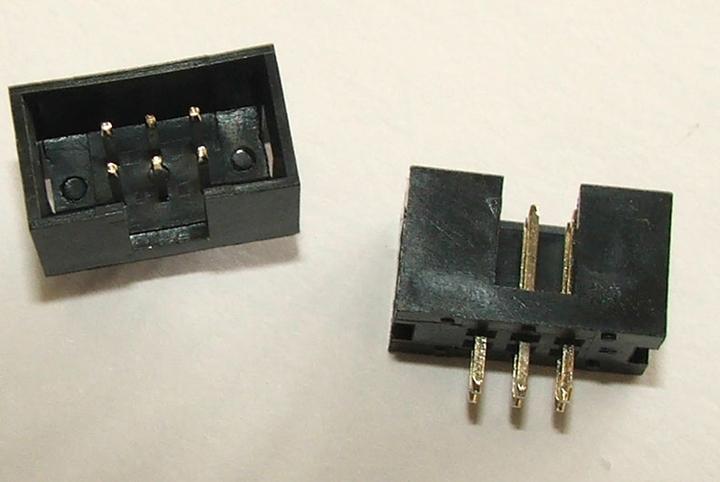Produktbild OEM Stiftleiste 2x3 Polig DIN 41651 RM 2.54mm