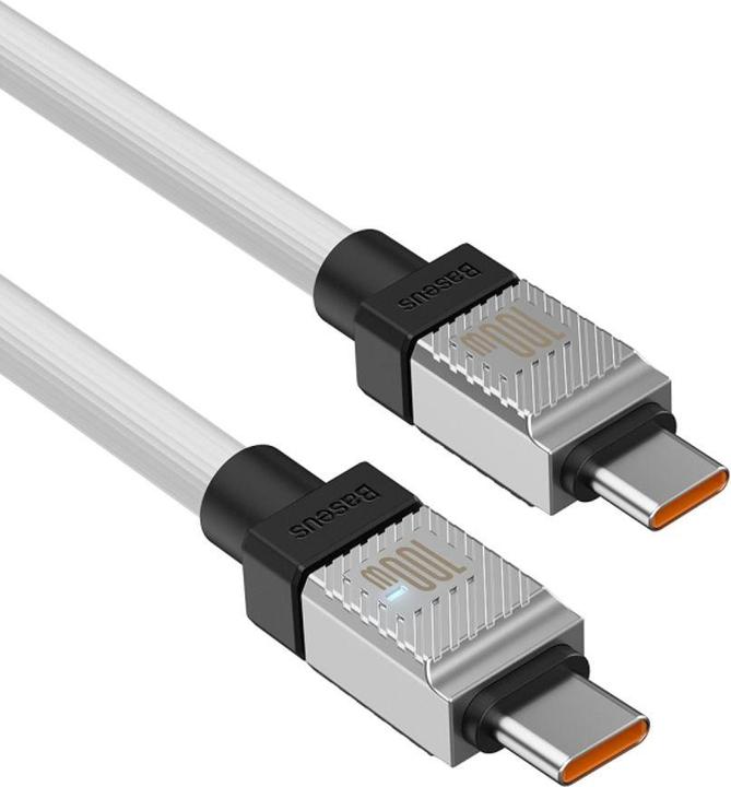 Immagine prodotto Baseus Cavo USB-C a USB-C CoolPlay, 100W, 1m (bianco) (1 m, USB 3.2 Gen 1, 100 W)