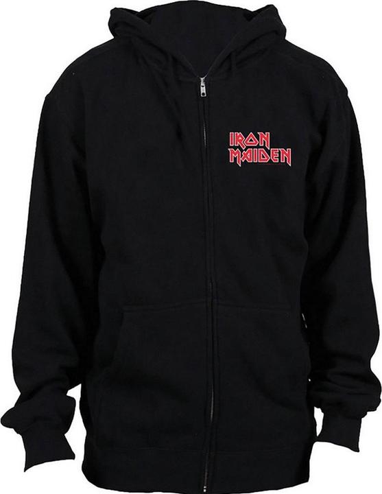 Iron Maiden No Prayer Hoodie mit durchgehendem Reissverschluss (L)