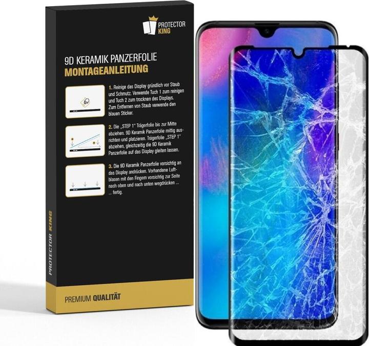 Produktbild Protectorking 2x Ceramic-Glass Full Cover HD Klar (2 Stück, Huawei P30 Lite)