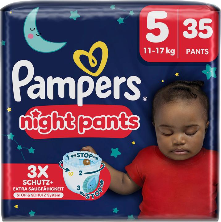 Image du produit Pampers Night Pants (Taille 5, 35 pièce(s))
