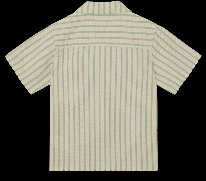 Immagine prodotto Garbo & Friends Camicia seersucker a maniche corte Stripe Emerald (122, 128)