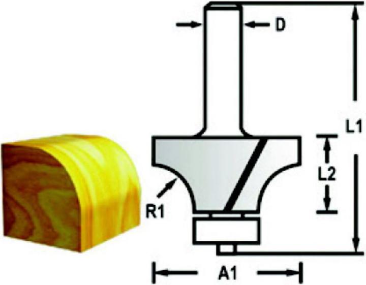 Productafbeelding Makita Snijder ronde randen 6mm