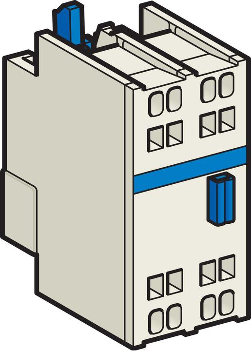 Actual product image Schneider Electric Auxiliary switch block, 2S, LADN203