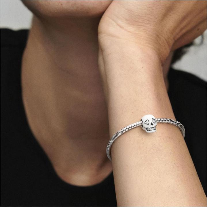 Immagine prodotto Pandora Ciondolo teschio scintillante fosforescente (Argento 925)