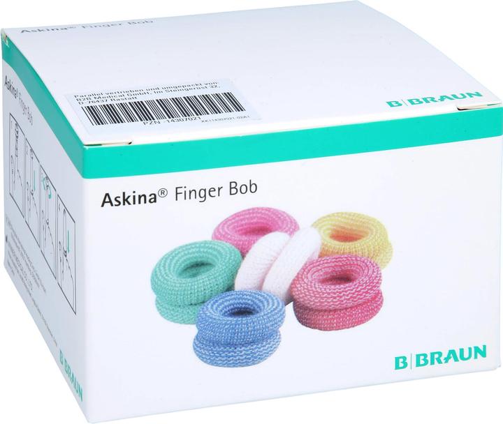 Produktbild Askina Fingerschnellverband Finger Bob farbig 6 Stück