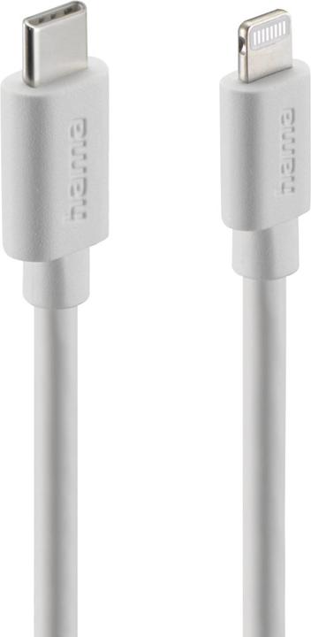 Produktbild Hama Schnellladegerät mit Ladekabel Lightning, Mini-Ladegerät, PD, 20W, 1m, Weiss (20 W)