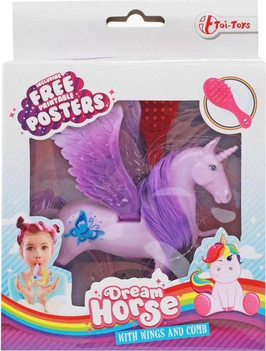 Immagine prodotto Toi-Toys Cavallo da sogno Unicorno Play Figure Pegaso con spazzola