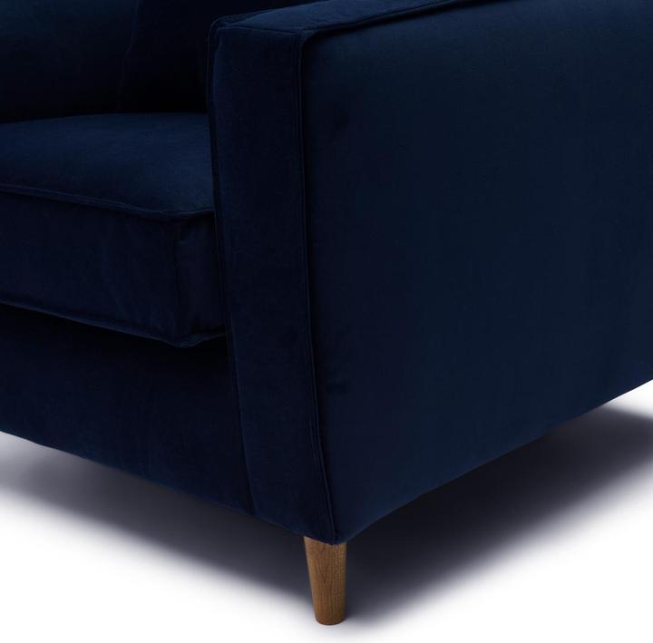 Produktbild Rivièra Maison Kendall Armchair, velvet VI, midnight navy