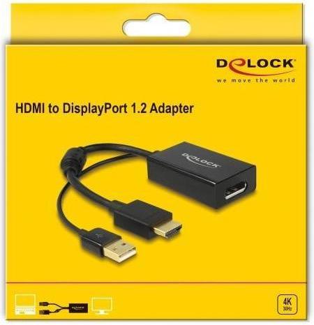Productafbeelding Delock HDMI naar (DP, 24.50 cm)